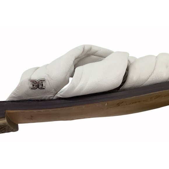 Sam Edelman Womens Knotted Slide Sandals Set Of Two Pairs Leather Upper Size 8 G - Picture 4 of 5